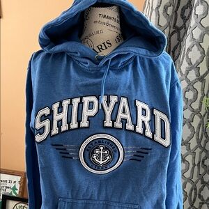 Blue Men's Hoodie Sweatshirt
